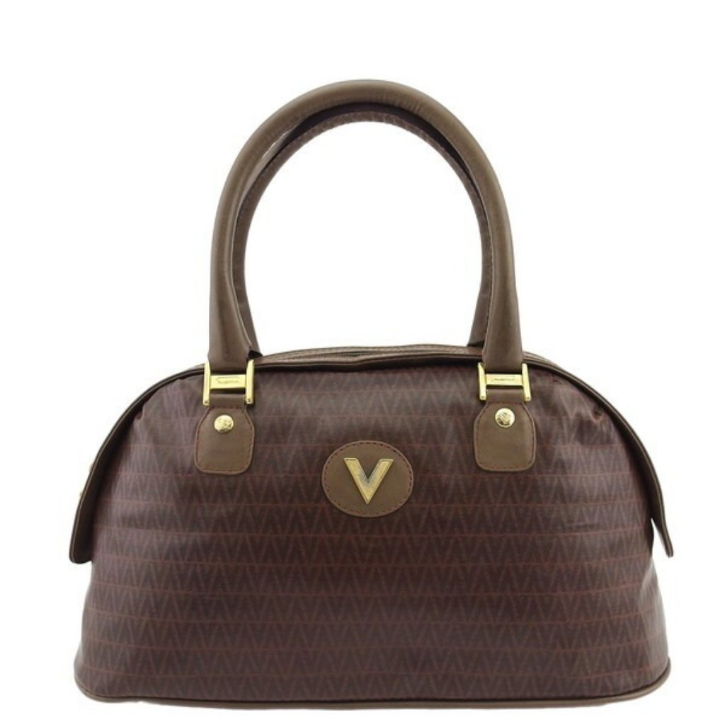 Mario Valentino Handbag Pvc X Leather Authentic Used T23478